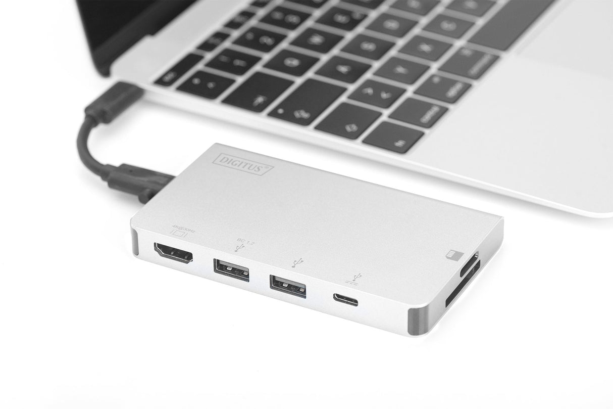 Digitus Da-70867 Hub De Interfaz Usb 3.2 Gen 1 (3.1 Gen 1) Type-C Plata