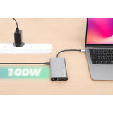 Manhattan 12-In1 Docking 3xhdmi 4xusb Usb-C Dp Rj45