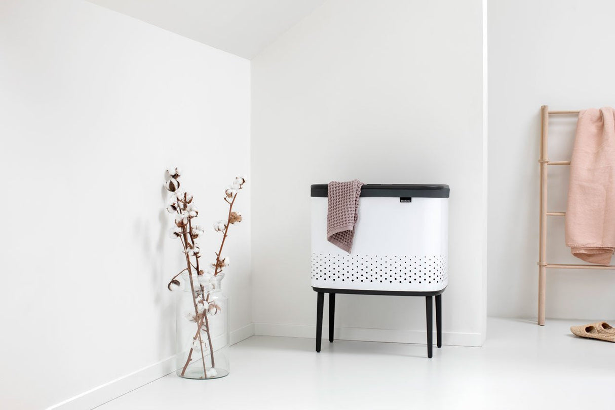 Cubo De Ropa Brabantia Bo, 60 L, Blanco