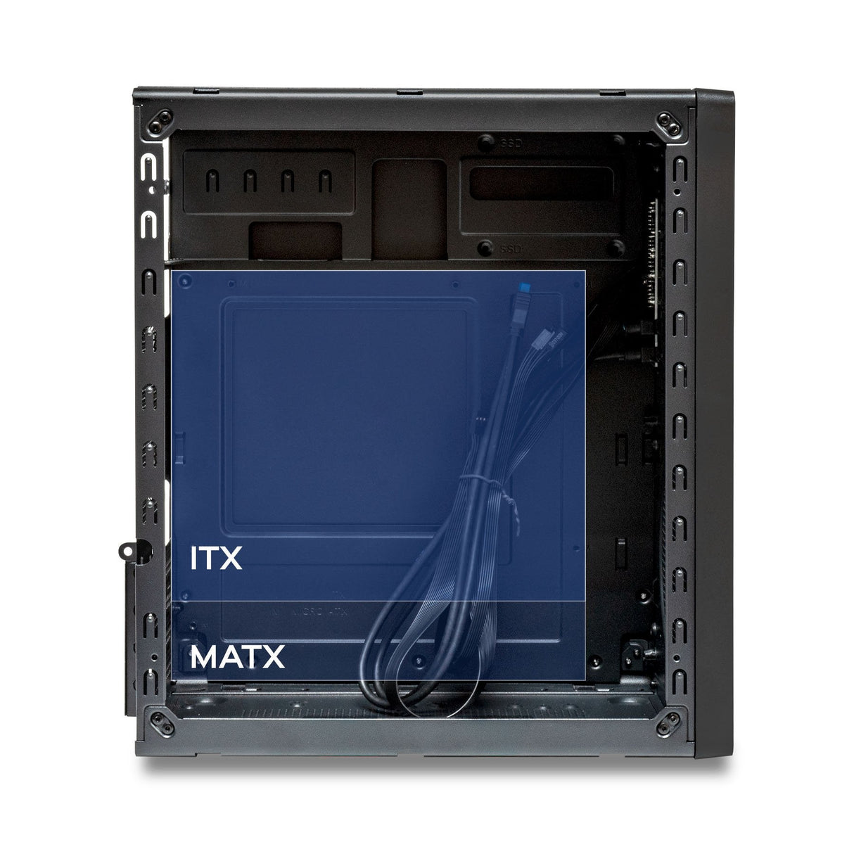 Caja Numen 300 Pro Micro Atx Sobremesa Y/O Vertical Black - Sin Fuente - 2*Usb 3.0 + 2*Usb 2.0