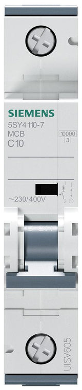 Siemens Automat C 10a 5sy41107 230 400v 10ka 1p
