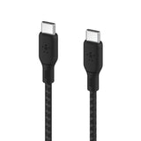 Cable 100w Usb-C To Usb-C Braided 2m Negro