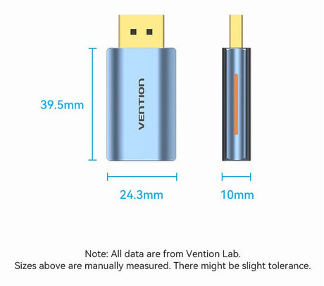 EAN 6922794774780 - Vention HFMH0 adaptador de cable de vídeo DisplayPort HDMI tipo A (Estándar) Gris imagen 5