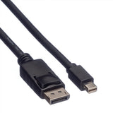 Roline Displayport Cable Dp St - Mini Dp St Schwarz 3m