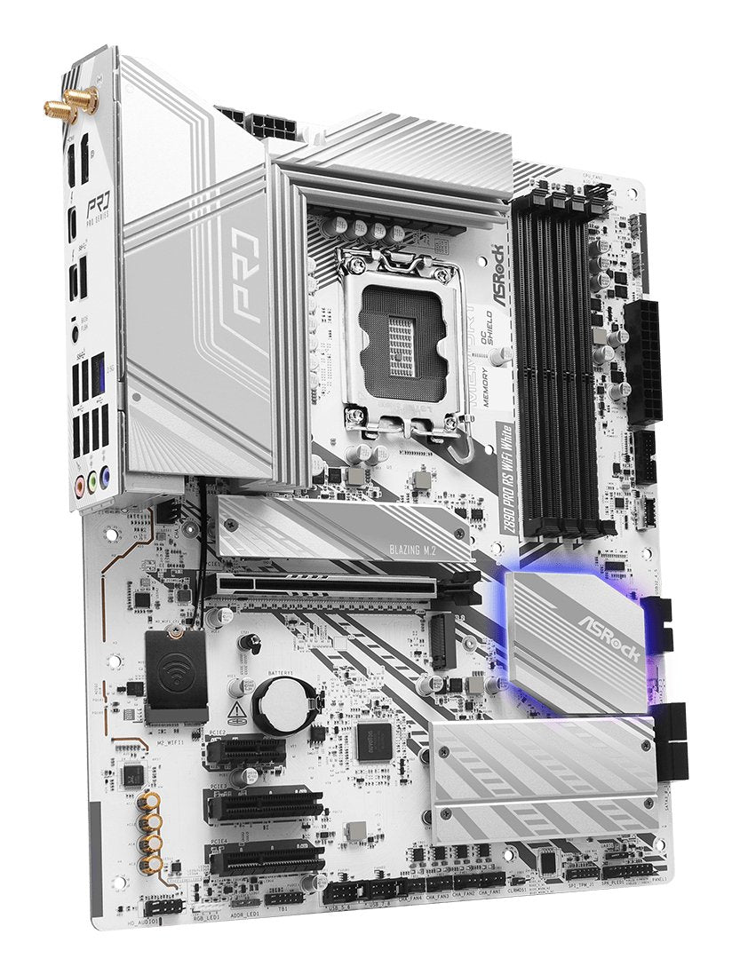 Asrock Z890 Pro Rs Wifi White Intel Ddr5 S1851