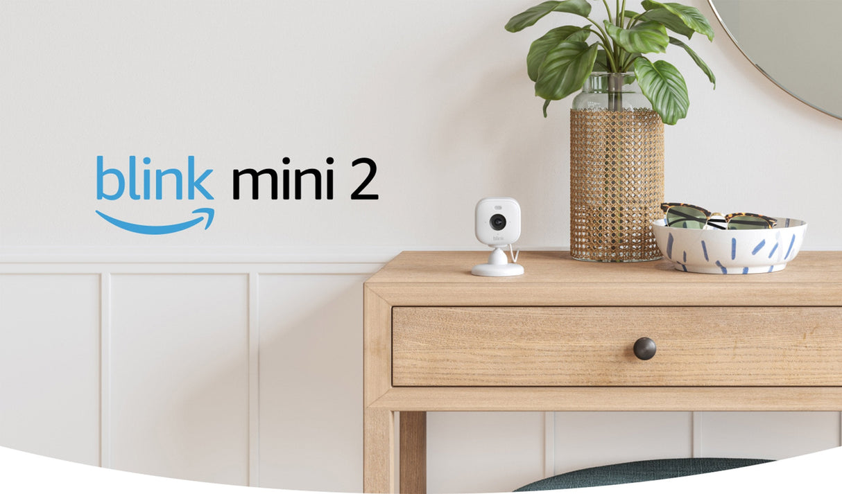 Cámara Amazon Blink Mini 2 Cubo  De Seguridad Ip Interior Y Exterior Escritorio/Pared