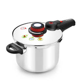 Olla A Presión Selecta Monix M790001 Ø22cm 4l Acero Inoxidable 18/10 Regulador Para Selección Gradual De La Presión