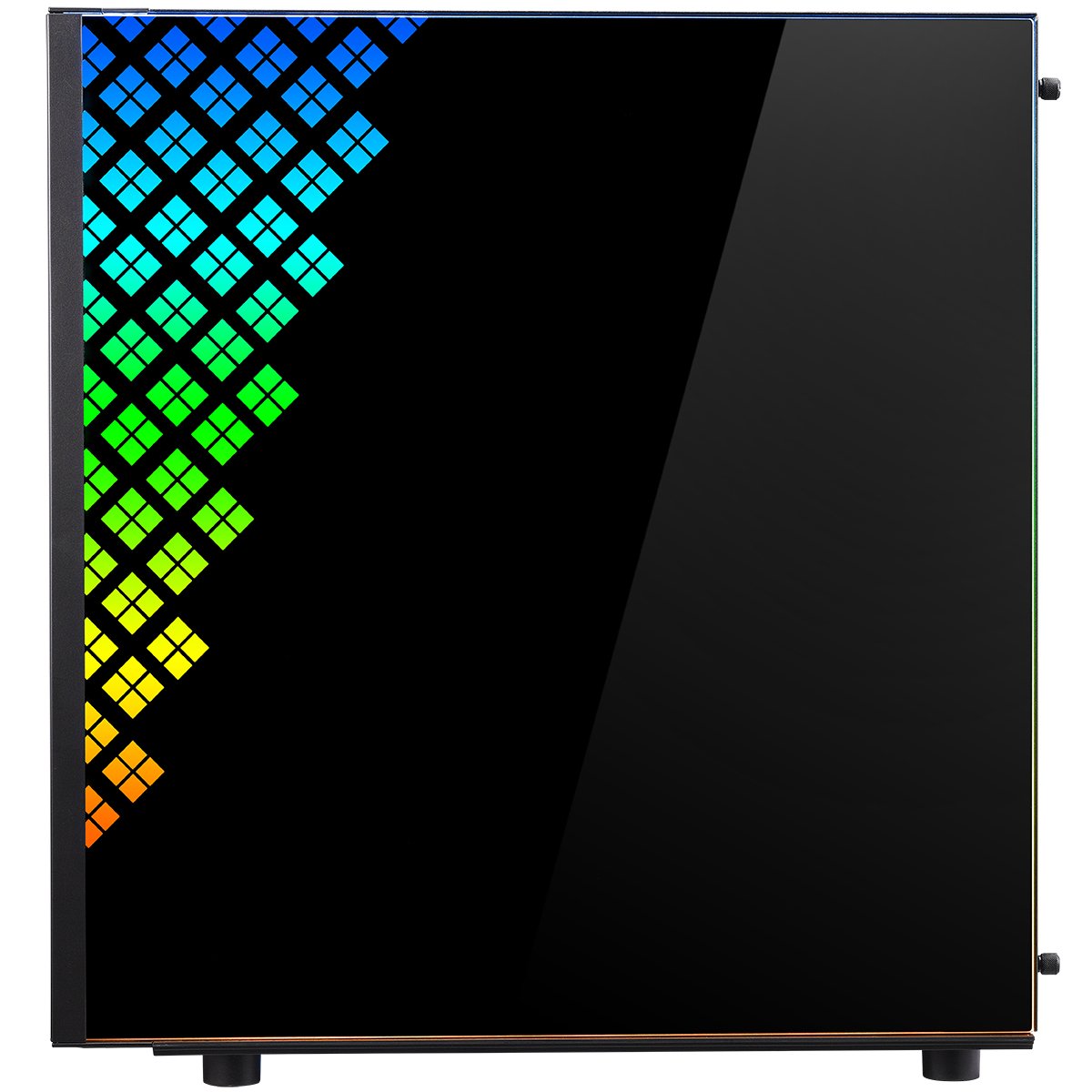 Caja Pc Bitfenix E-Atx Dawn Rgb Tempered Glass Black