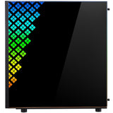 Caja Pc Bitfenix E-Atx Dawn Rgb Tempered Glass Black