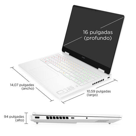 EAN 0199251386879 - HP OMEN Gaming 16-am0040ns Intel Core 7 240H Portátil 40,6 cm (16") 2K 32 GB DDR5-SDRAM 1 TB SSD NVIDIA G imagen 6