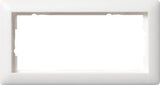 Gira 100204 Rahmen 2f O.Ms Reinweiss Matt Standard 55 O.Mittelsteg