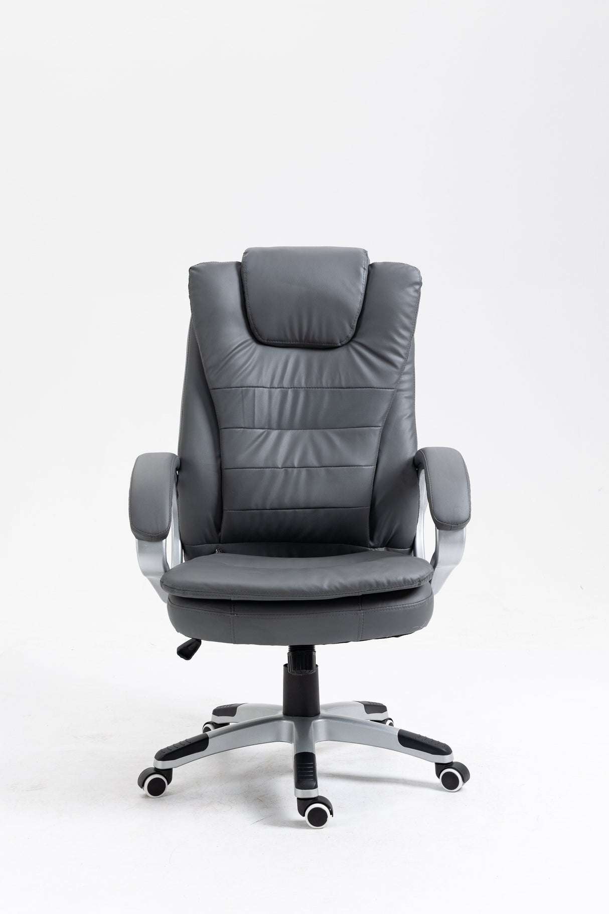 Silla  Activejet De Oficina Calefactable Con Masaje Yk7304 Gris