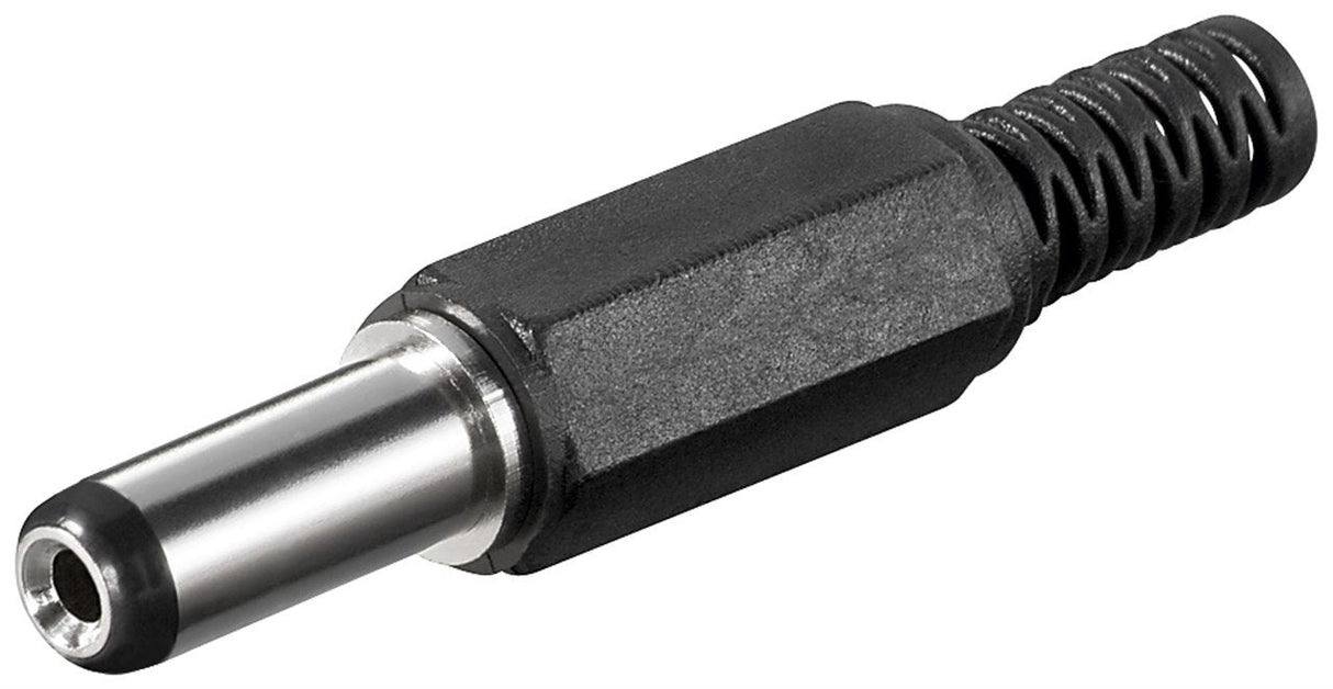 Conector Dc Macho  - Diametro 2.1 X 5.5 Mm Goobay