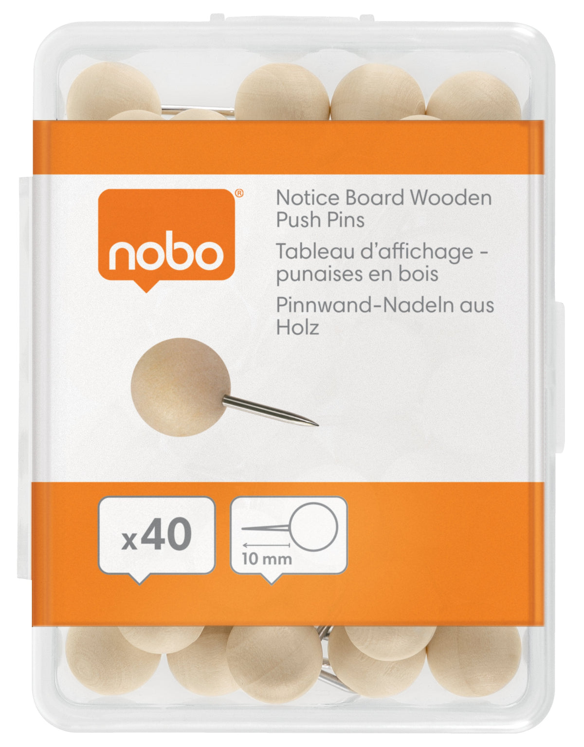 Nobo 1915709, Plata, Madera, Madera, 40 Ud.