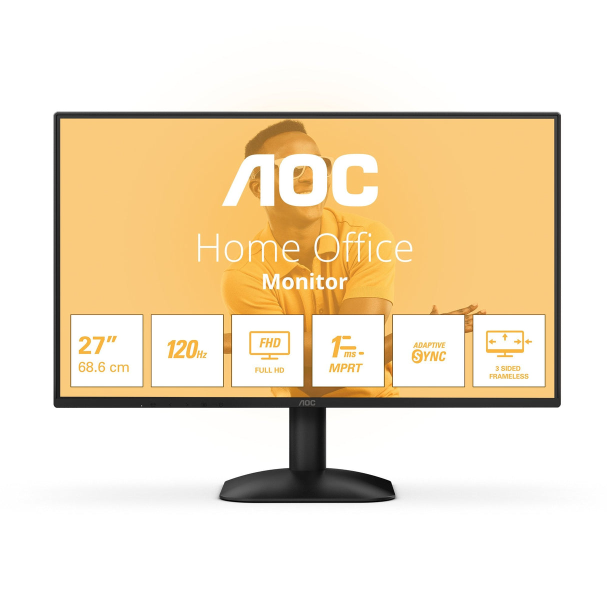 Monitor Aoc B3 27b31h Led  27" 1920 X 1080 Pixeles Full Hd Negro