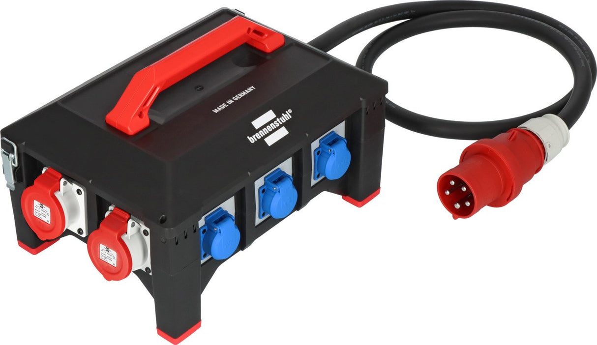 EAN 4007123687930 - Brennenstuhl BSV 5-63A RCD type B unidad de distribución de energía (PDU) 9 salidas AC Negro imagen 1