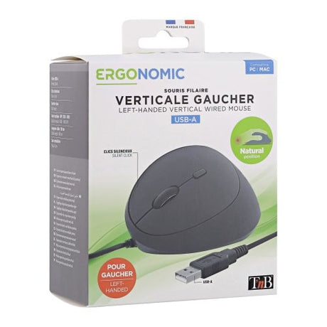 EAN 3303170111161 - T'nB ERGONOMIC ratón Universal Izquierda USB tipo A 1600 DPI imagen 6