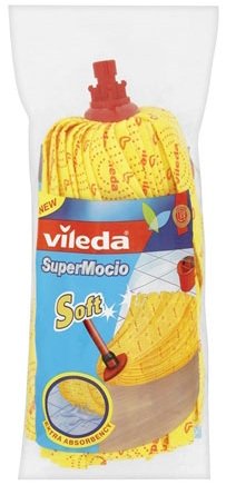 Vileda Supermocio Soft Fregona Rojo, Amarillo