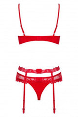 Heartina Set 3 Piezas Color Rojo Talla (Interno):L/Xl