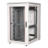 Roline 19-Zoll Netzwerkschrank Pro 26 He, 800x1000 Bxt Glastr Grau