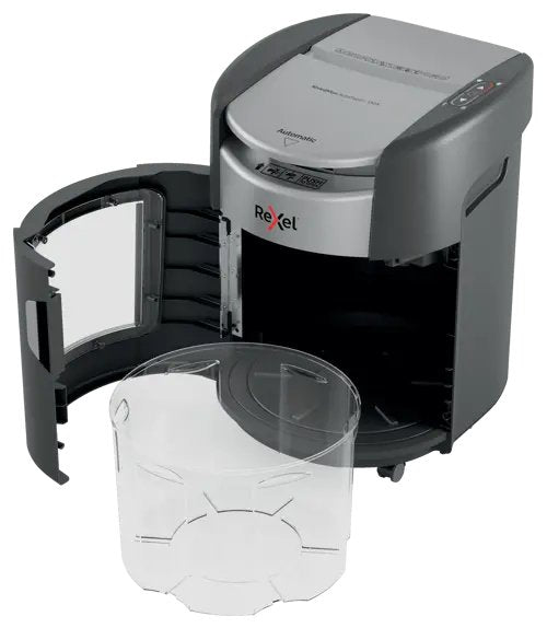 Trituradora Automática Rexel Shredmax Autofeed+ 150m, P5, 150 Hojas, Cubo De 15 L