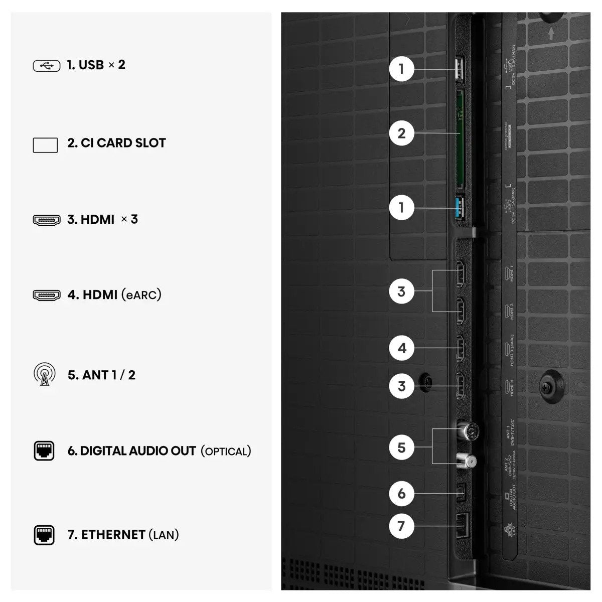 EAN 6942351436760 - Hisense 75UR8S 190,5 cm (75") 4K Ultra HD Smart TV Wifi Negro imagen 3