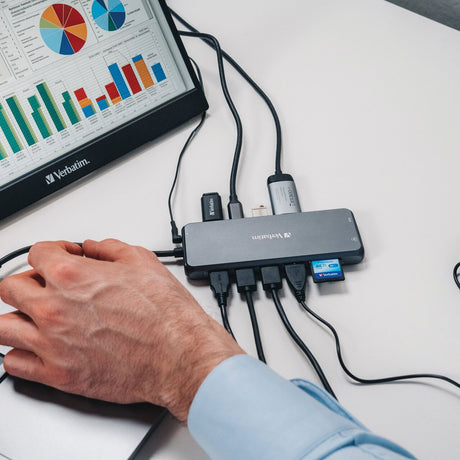 EAN 0023942321507 - Verbatim CMH-05 USB Tipo C 5000 Mbit/s Plata imagen 5