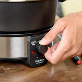 Fondue Taurus Ff2 1000w Termostato Regulable Capacidad 2l 8 Pinchos Antiadherente Pies Antideslizantes