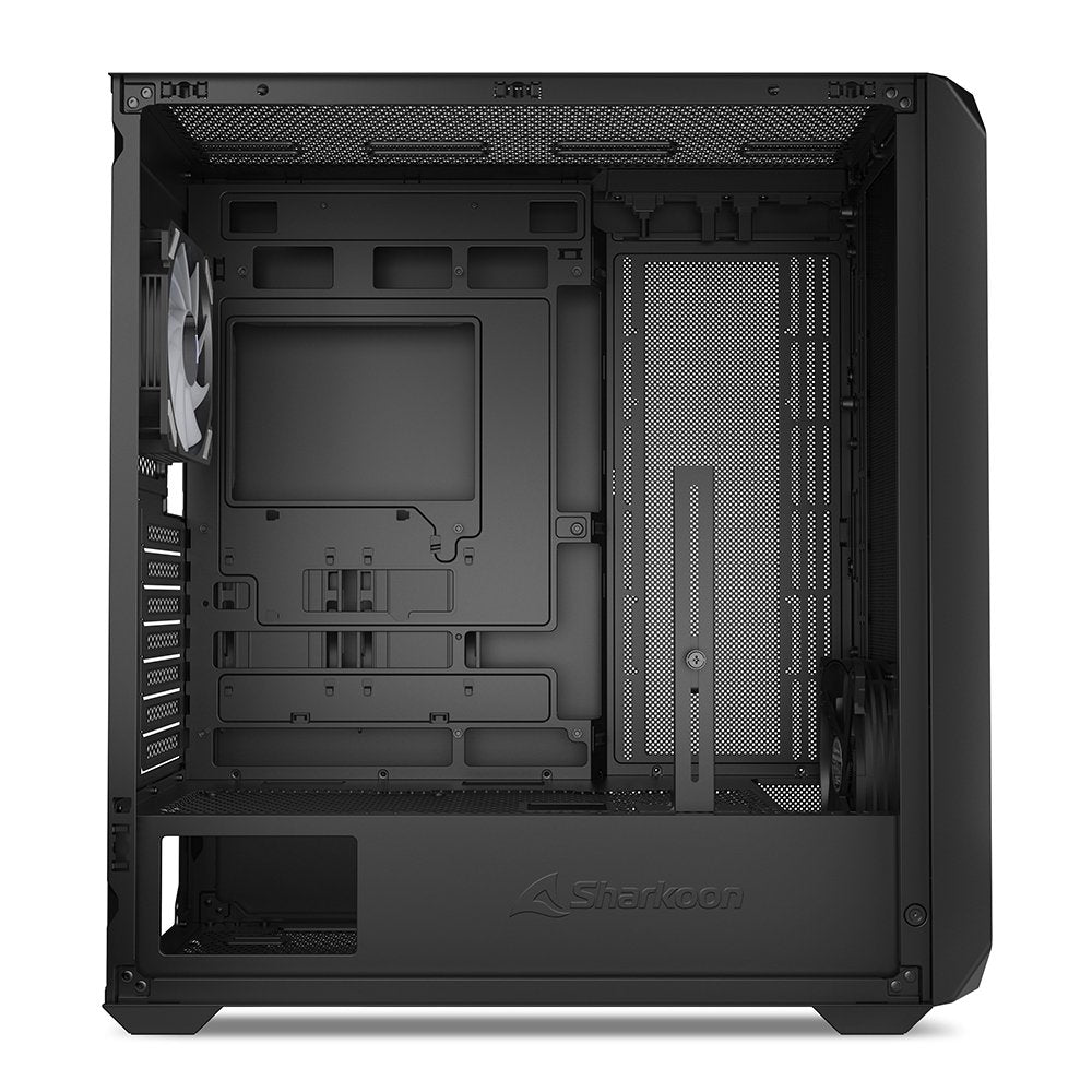 Caja Pc Sharkoon Ak2 Rgb Negra, Vidrio Templado 4044951041626