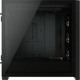 Caja Pc Corsair Icue 5000x Cristal Templado Negra