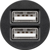 Goobay Cargador De Coche Usb Doble (2xusb) 58912