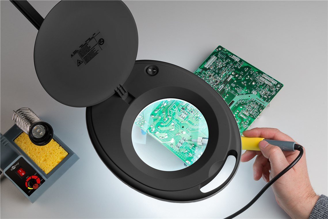 Lupa 8w 650lm 127mm Krist. 60led Klemm S