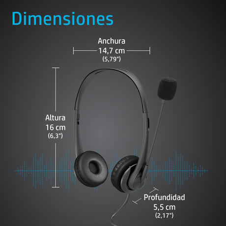 EAN 0195908812494 - HP Stereo 3.5mm Headset G2 Alámbrico Diadema Oficina/Centro de llamadas Negro imagen 5