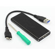 EAN 5712505923023 - CoreParts MSACSC/USB3.0 caja para disco duro externo Caja externa para unidad de estado sólido (SSD) Negr imagen 1