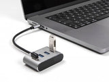 Delock 4 Port Usb 3.2 Gen 1 Hub Mit Usb Type-C Anschluss - Usb Typ-A Buchsen Oben