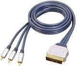 Scartstecker - 3x Conector Rca Macho 3,0 M
