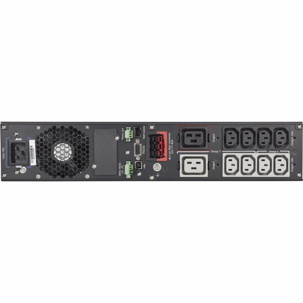 Eaton 9px 3000i Rt2u - Usv (In Rack Montable/Externo) - Corriente Alterna 200/208/220/230/240 V - 3000 Watt - 3000 Va - 1-Fásico - Rs-232, Usb - Conexiones De Salida: 10 - Pfc - 2u - 48.3 Cm (19") -