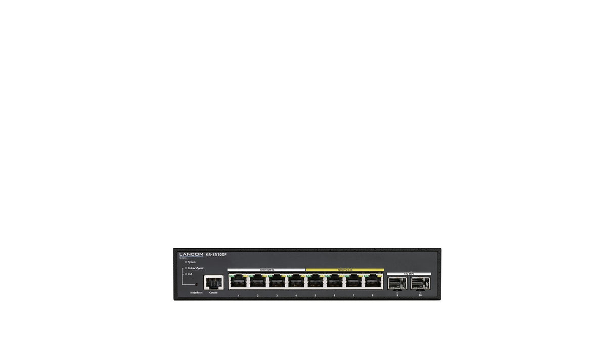 Lancom Systems Gs-3510xp Gestionado L2 2.5g Ethernet (100/1000/2500) Energía Sobre Ethernet (Poe) 1u Negro