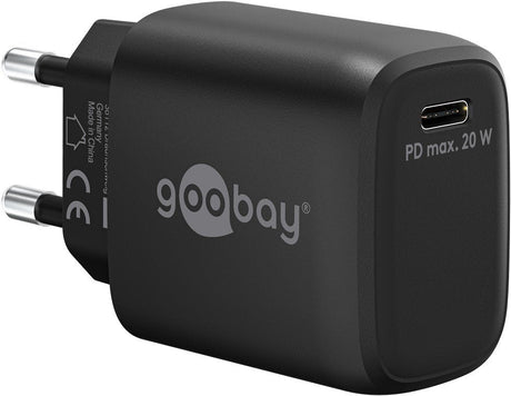 EAN 4040849654053 - Goobay 65405 cargador de dispositivo móvil Universal Negro Corriente alterna Carga rápida Interior imagen 1