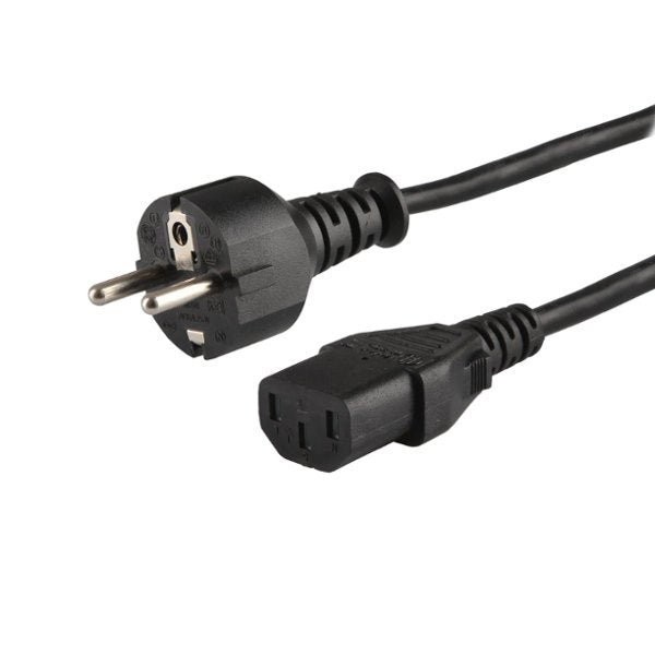 Savio Cl-89 Cable De Alimentacion Schuko C13 1.2m Negro