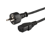 Savio Cl-89 Cable De Alimentacion Schuko C13 1.2m Negro
