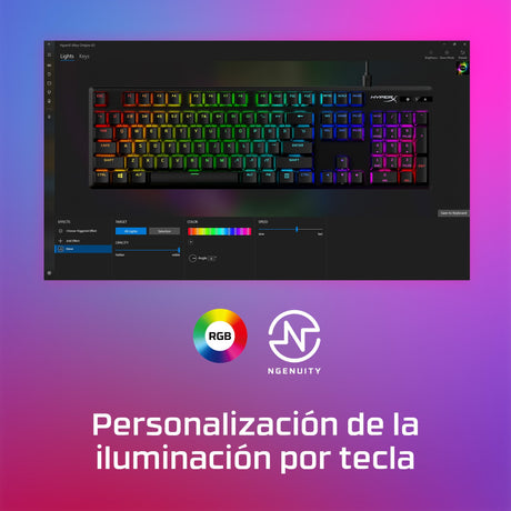 EAN 0196337969704 - HyperX Alloy Origins PBT HX Red Gaming Keyboard teclado Juego USB No Negro imagen 4