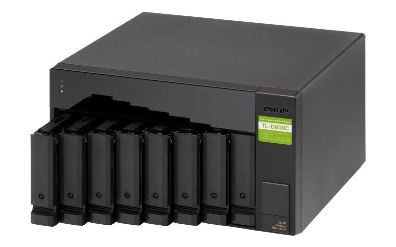EAN 4713213516188 - QNAP TL-D800C caja para disco duro externo Carcasa de disco duro/SSD Negro, Gris 2.5/3.5" imagen 7