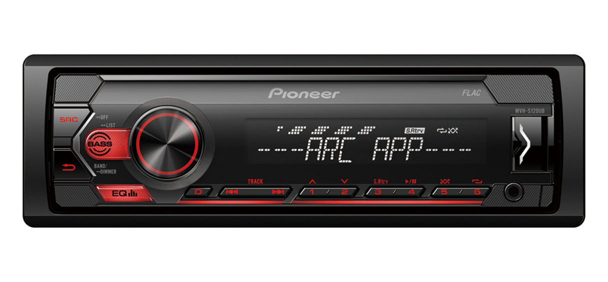 Pioneer Mvh-S120ub Receptor Multimedia Para Coche Negro 200 W