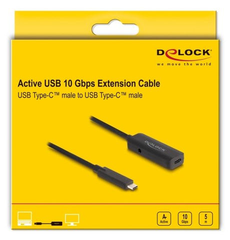 EAN 4043619800285 - DeLOCK 80028 cable USB USB 3.2 Gen 2 (3.1 Gen 2) 5 m USB C Negro imagen 2