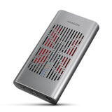 Eem2-20gd Carcasa Externa De Aluminio Usb-C 3.2 Gen2x2, Ssd Nvme M.2 Dual De 20 Gb/S, Clone Master