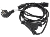 EAN 5901969409789 - Lanberg CA-C13C-13CC-0018-BK cable de transmisión Negro 2 m C13 acoplador CEE7/7 imagen 2