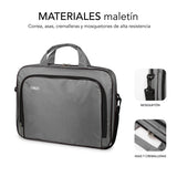 EAN 8436586741242 - SUBBLIM SUB-LB-1OLB031 maletines para portátil 35,6 cm (14") Maletín Toploader Gris imagen 3