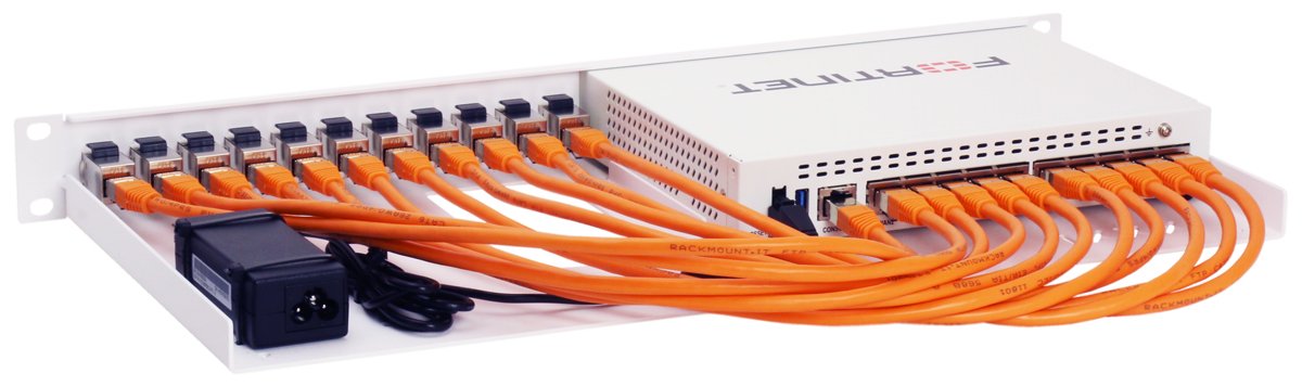 Kit Rackmount.It Para Fortigate 60e 61e Blindado Indumrial