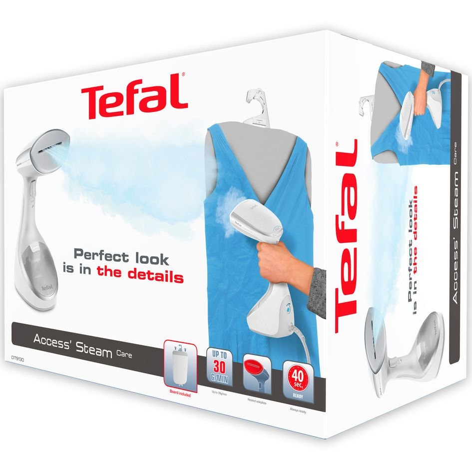 Tefal Access Steam Care Dampfbürste Dt9130 (Blanco/Plata) Dt9130